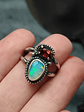 MTO- Opal and garnet ring - thumbnail 4