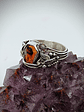 Coffin cut garnet ring - thumbnail 5