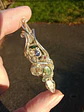 Amazing and flowey loaded gemstone wire wrapped pendant by Dylan P. - thumbnail 2