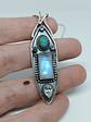 RTS - Moonstone and Opal, unisex talisman pendant - Sterling - Ooak - thumbnail 5