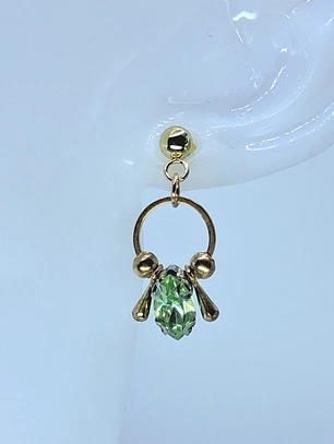 Gold-plated simple, dangle ☢UG Earrings #be001