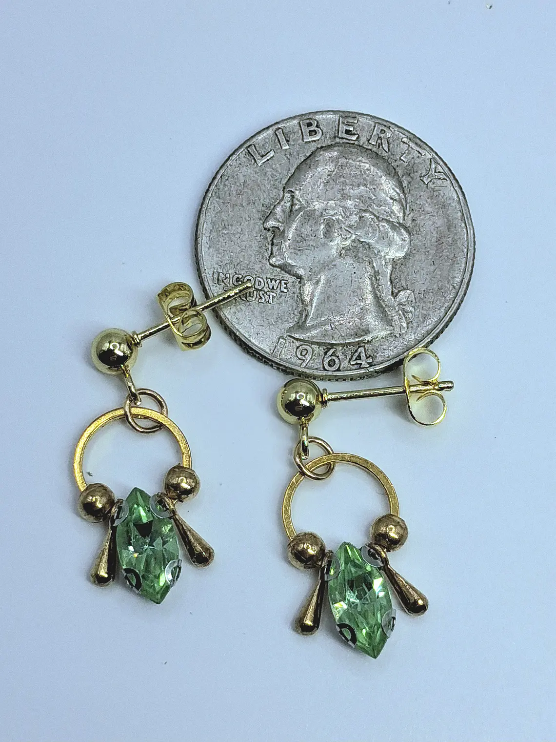 Gold-plated simple, dangle ☢UG Earrings #be001 4