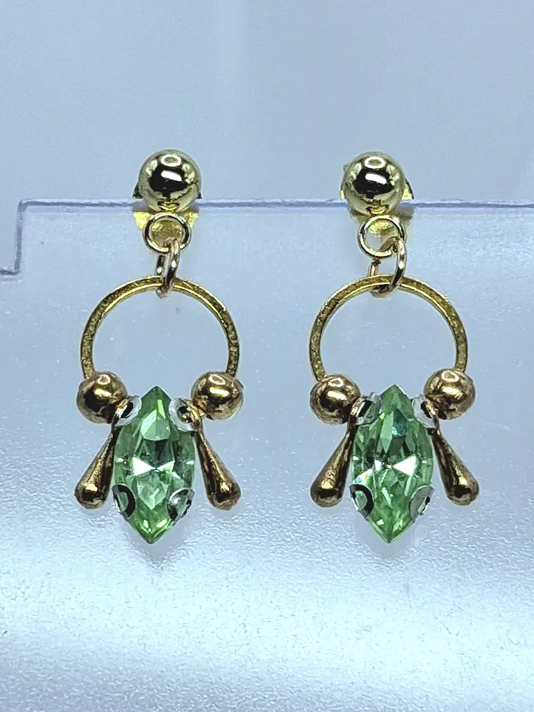 Gold-plated simple, dangle ☢UG Earrings #be001 3