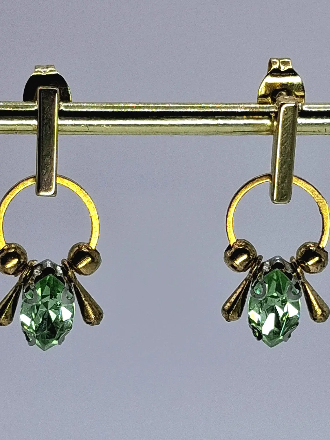 Contemporary style ☢ UG glass earrings #be022 3