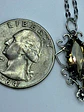 Silver plated, Victorian style Smoky quartz pendant #BN002 - thumbnail 4