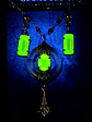 Art Deco inspired, Gold-plated Pendant/Earrings Set -      #Bs027 - thumbnail 5