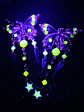 Amazing, Whimsical butterfly Pink and yellow Uranium glass earrings -       #Be061 - thumbnail 7