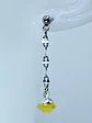 Unique Art Deco style, long dangle earrings -       #Be073 - thumbnail 3