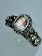 Sz7.75 - Madagascar moonstone moonstone ring, sterling and gold - VIDEO - thumbnail 2