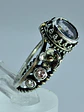 Sz7.75 - Madagascar moonstone moonstone ring, sterling and gold - VIDEO - thumbnail 4