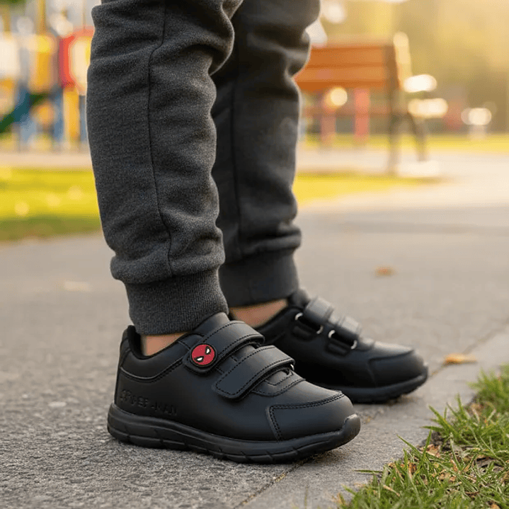 Zapatillas escolares Spiderman Hero Negro 1