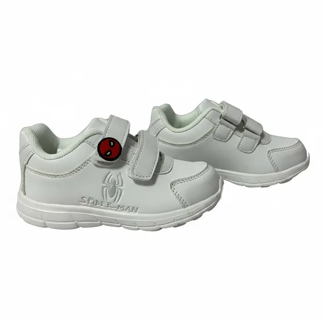 Zapatillas Escolares Spiderman Action Blanco 9