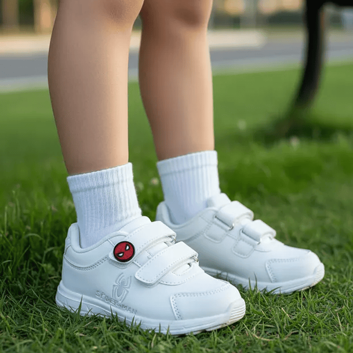 Zapatillas Escolares Spiderman Action Blanco 6