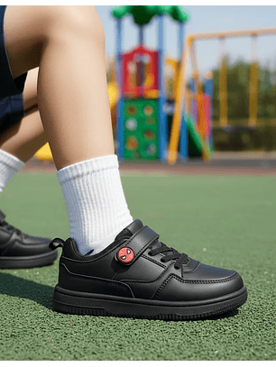 Zapatillas escolares Spiderman Adventure Negro