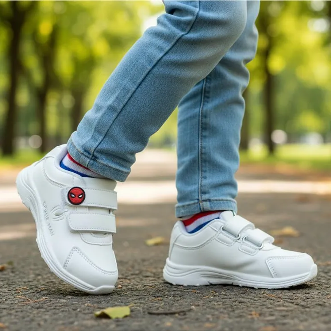 Zapatillas escolares Spiderman Adventure Blanco 5