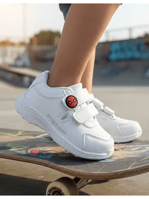 Zapatillas escolares Spiderman Adventure Blanco