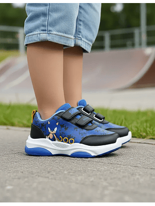 Zapatillas Con Luces Sonic Rush Azul