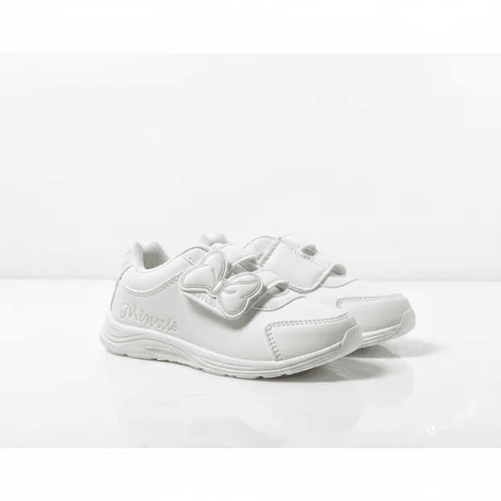 Zapatillas Escolares Minnie Mouse Moño Blanco 8