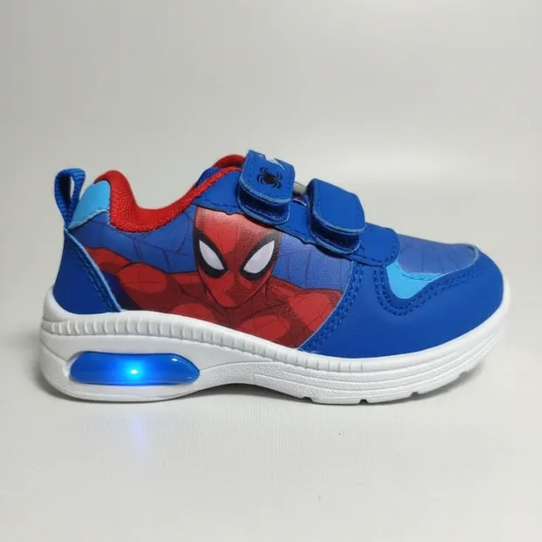 Zapatillas luces Spiderman Leyend Azul 5