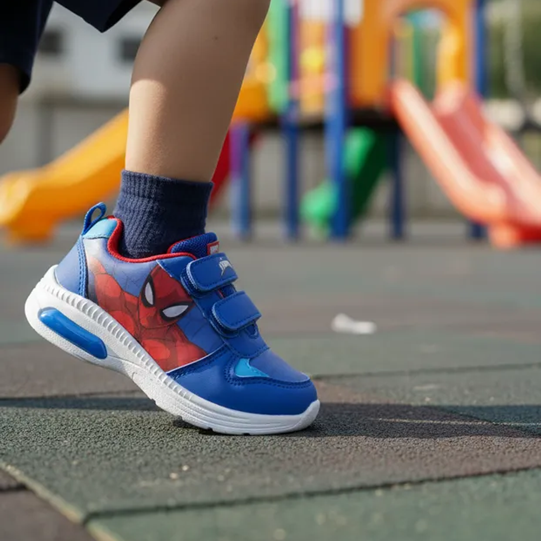 Zapatillas luces Spiderman Leyend Azul 3