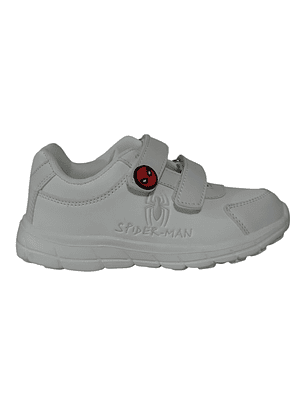 Zapatillas Escolares Spiderman Action Blanco