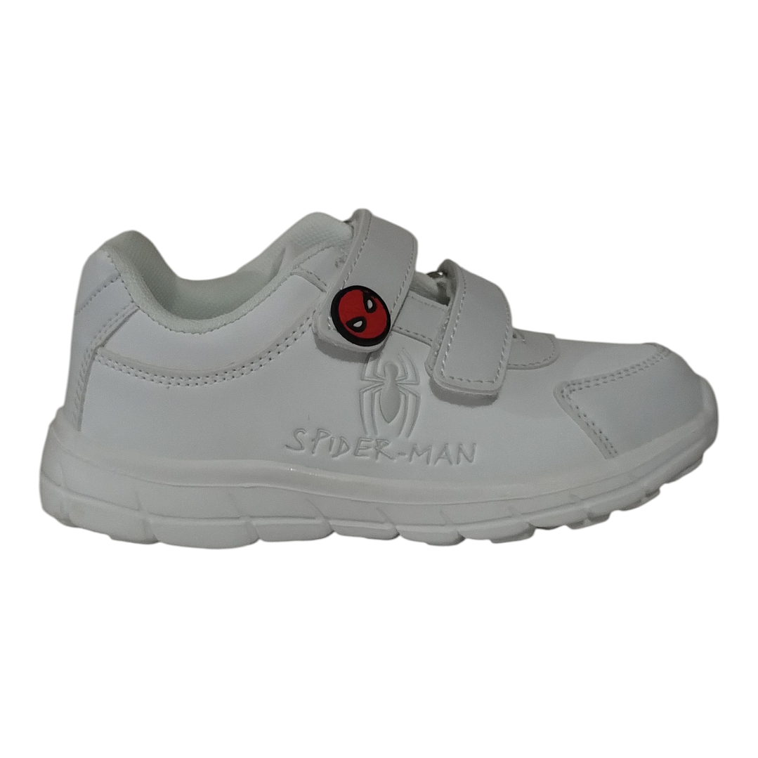 Zapatillas Escolares Spiderman Action Blanco 1
