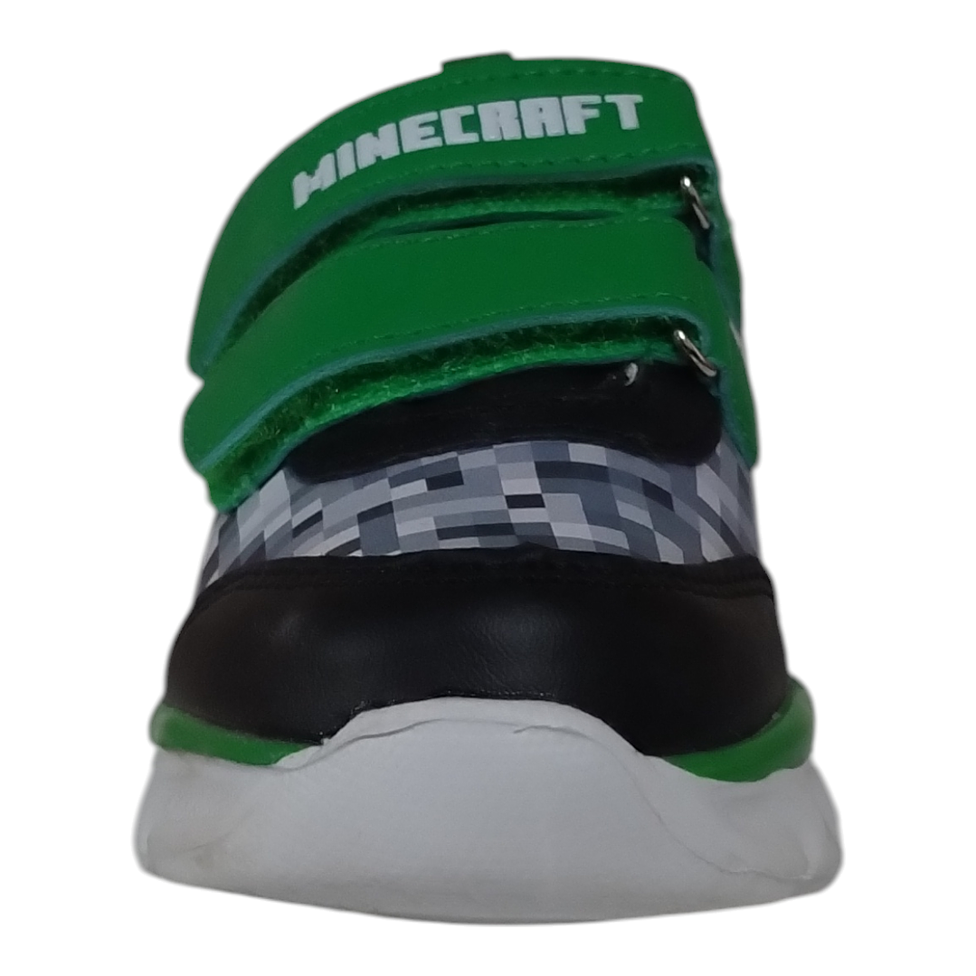 Zapatillas luces Minecraft Creepers Verde 3