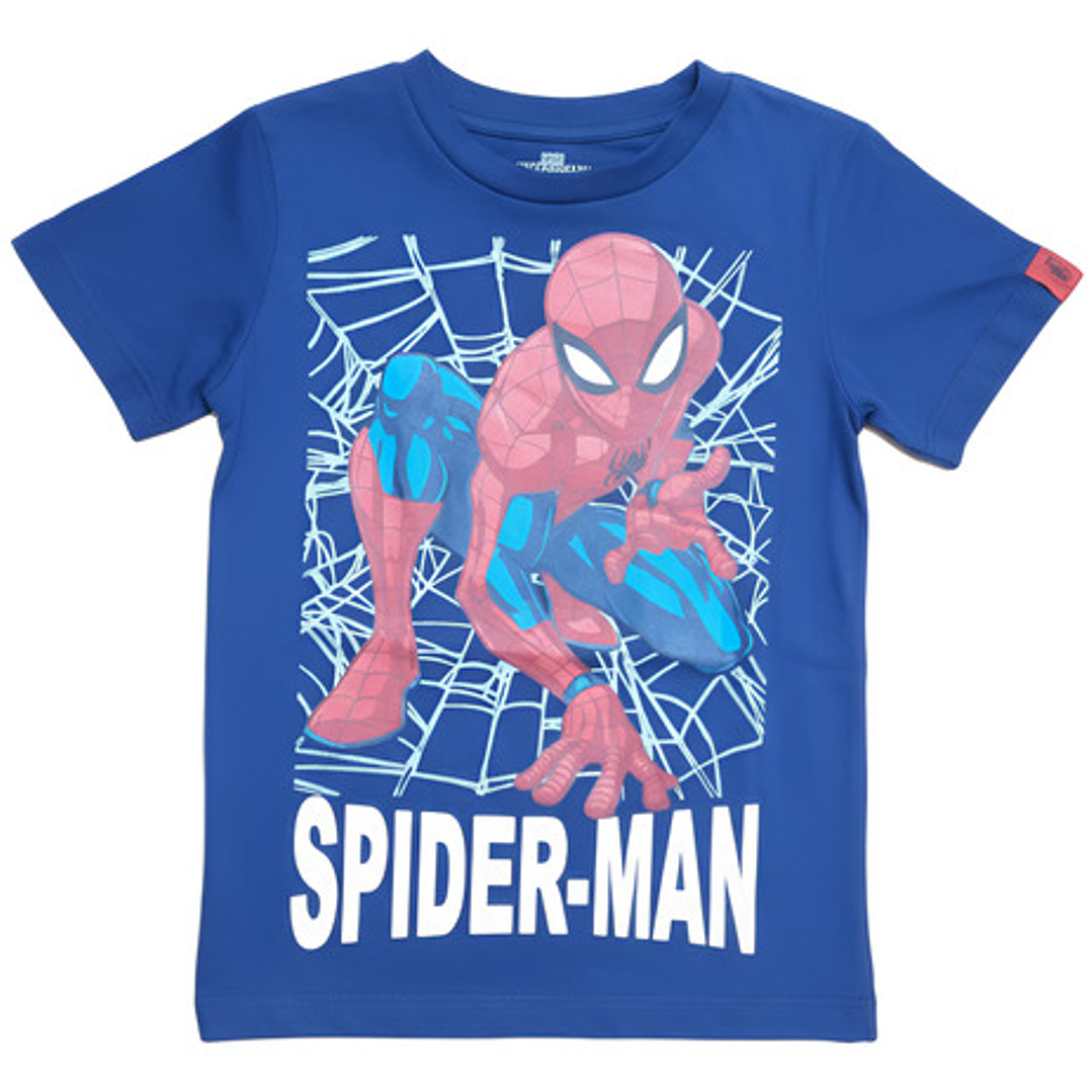Polera Spiderman Action Azul 1
