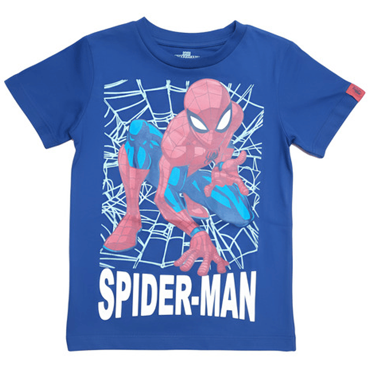 Polera Spiderman Action Azul 1