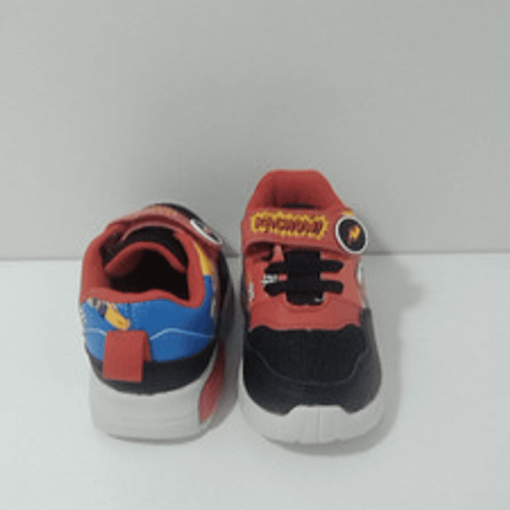 Zapatillas Disney Cars Con Luces Rojo 6
