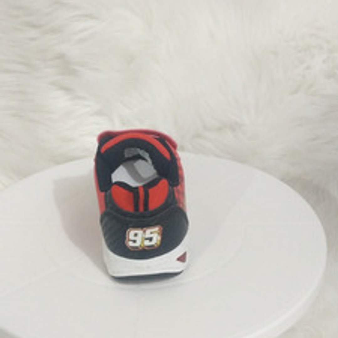 Zapatillas Disney Cars Con Luces Rojo 9