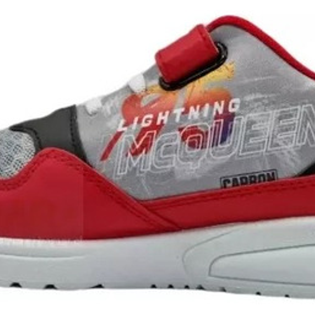 Zapatillas Disney Cars Con Luces Rojo 11