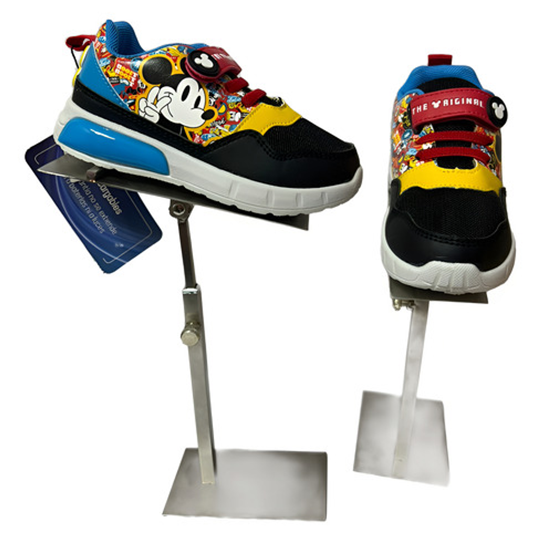 Zapatillas Disney Mickey Mouse Con Luces Bicolor 1