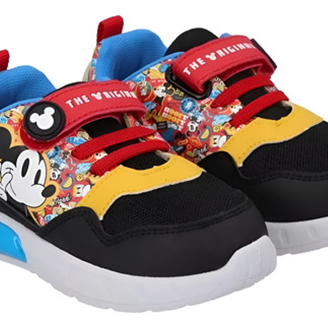 Zapatillas Disney Mickey Mouse Con Luces Bicolor 2