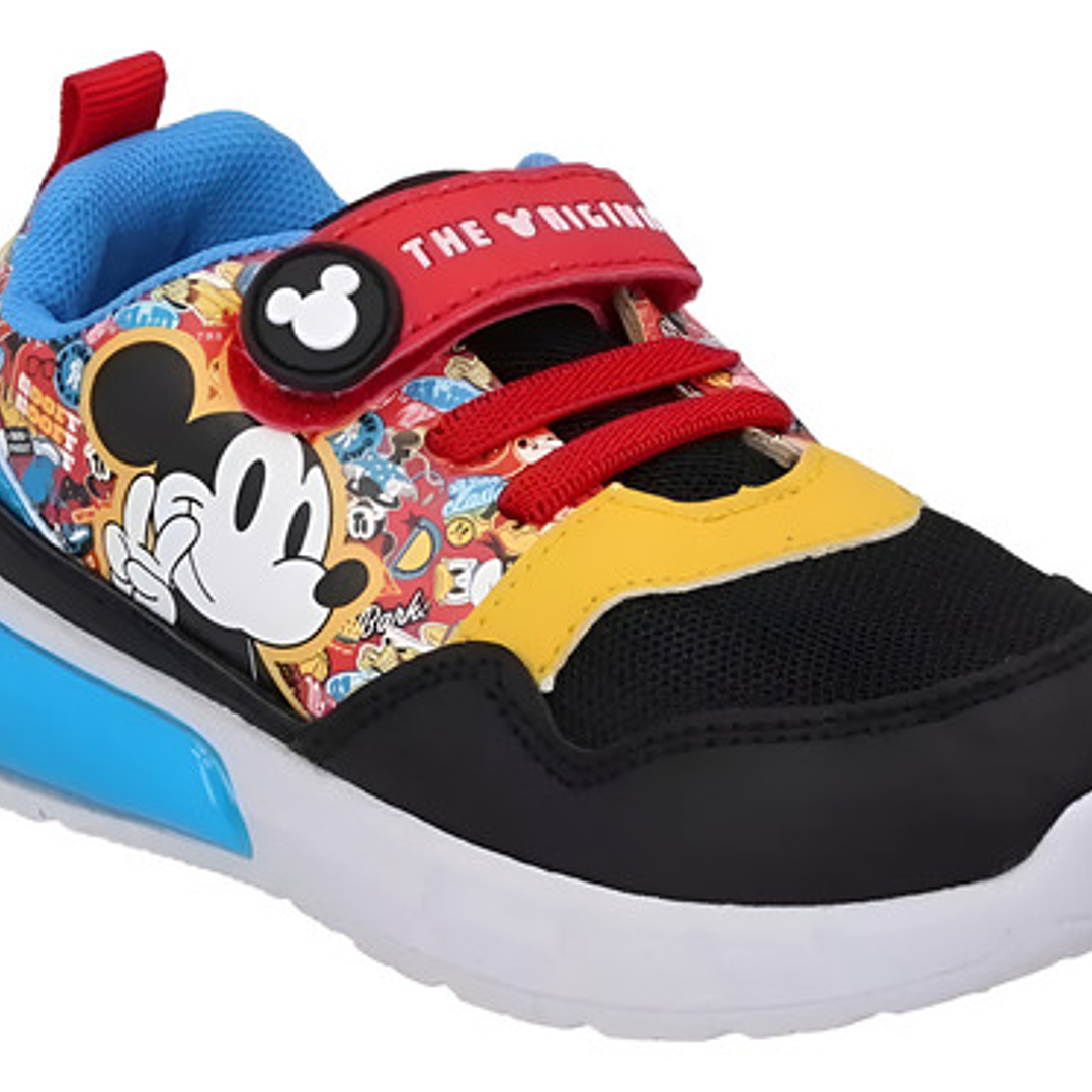 Zapatillas Disney Mickey Mouse Con Luces Bicolor 5