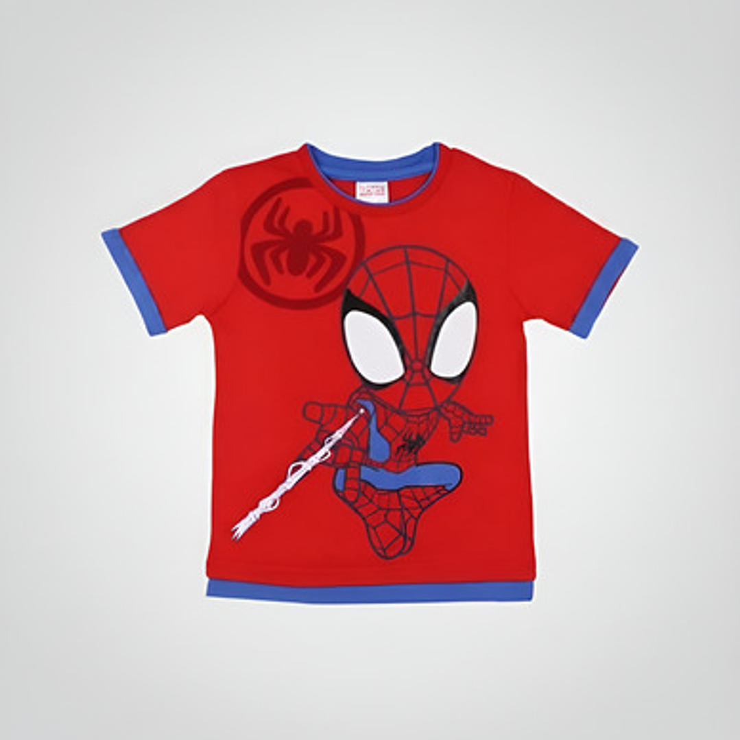 Polera Spiderman Baby Rojo 1