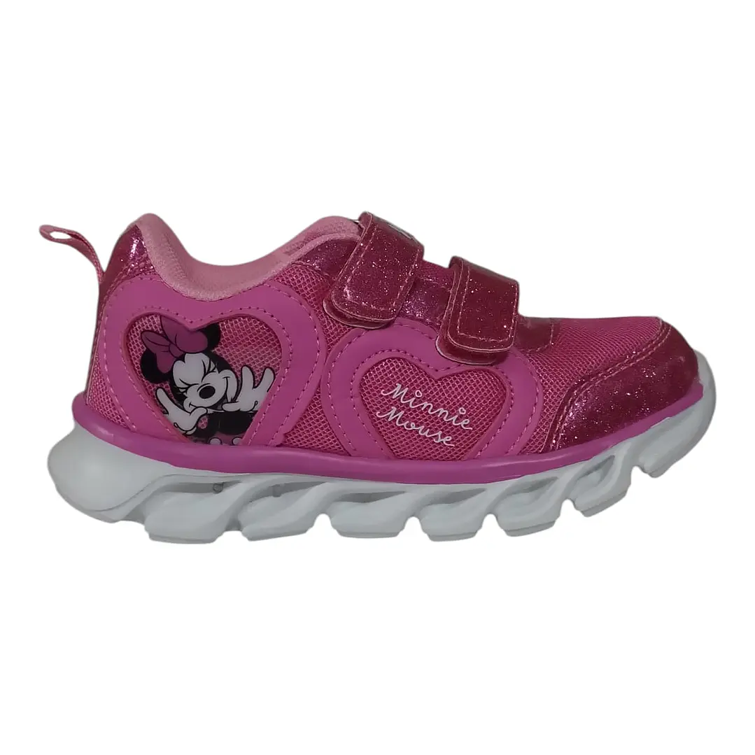 Zapatillas Con Luces Minnie Mouse Sweet Heart 1
