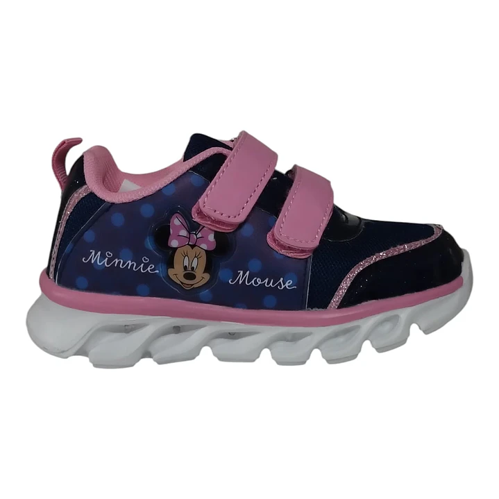 Zapatillas Con Luces Minnie Mouse Pink Glow 1