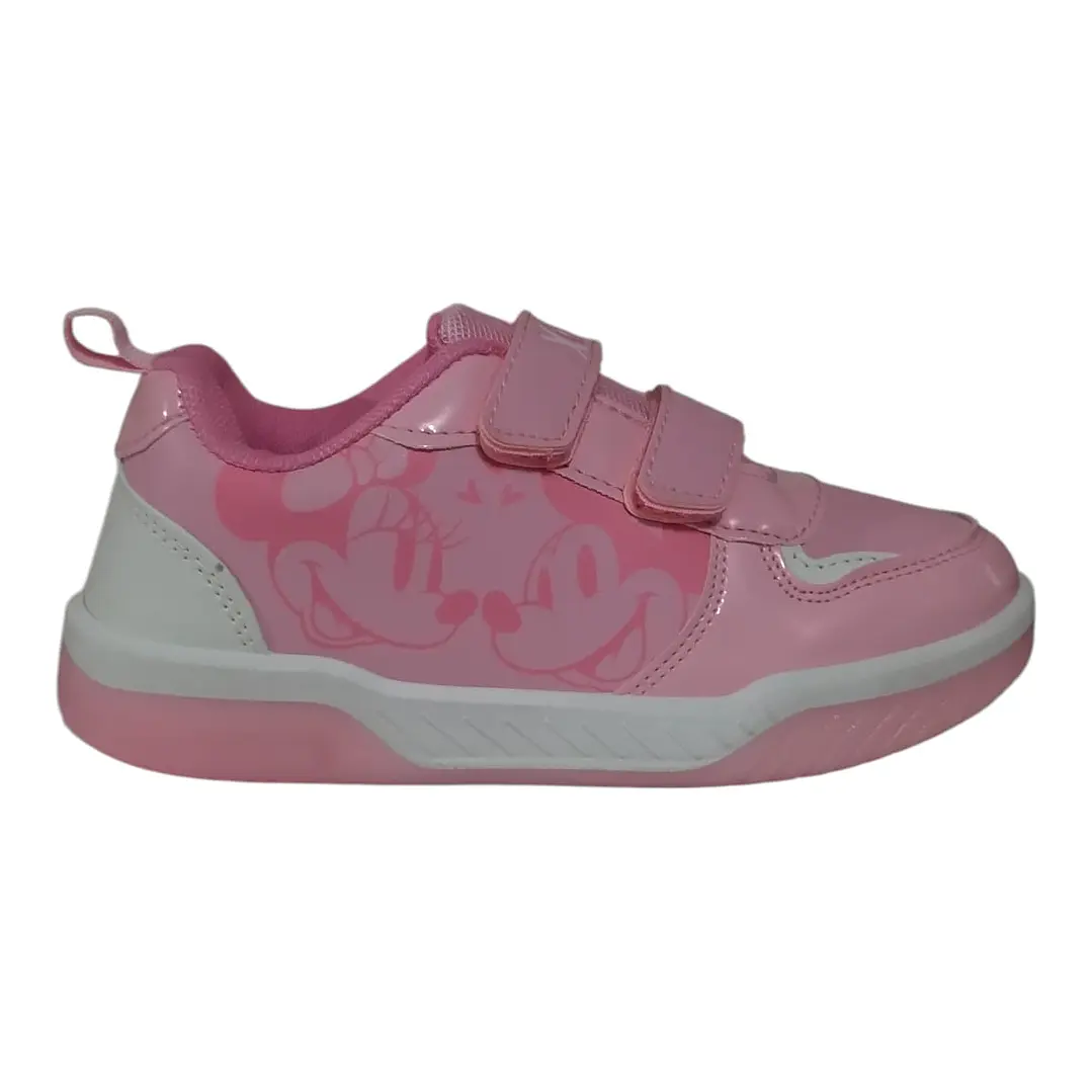 Zapatillas Con Luces Minnie Mouse Soft Pink 1