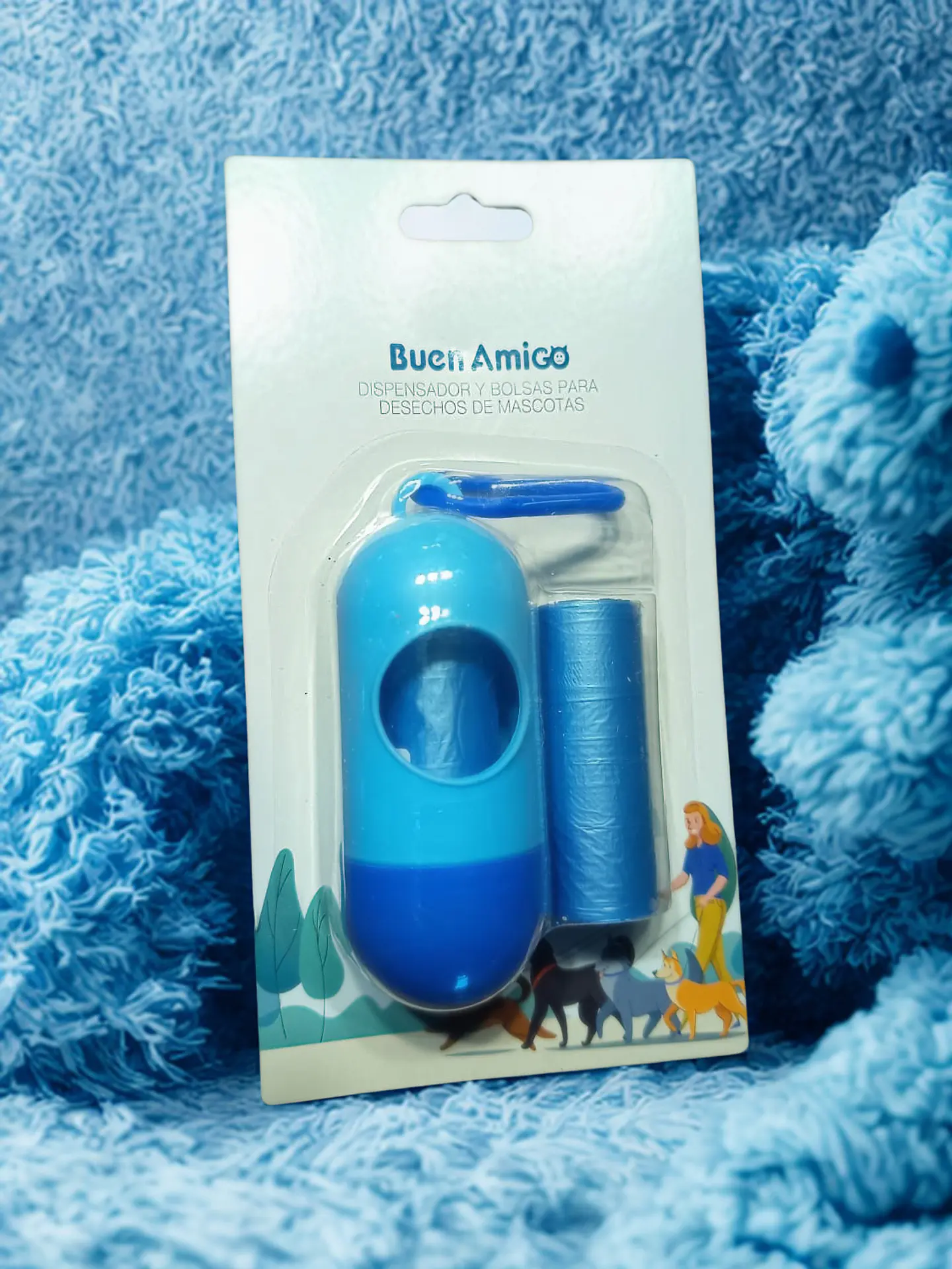 Dispensador y Bolsas para Desechos de Mascotas 3