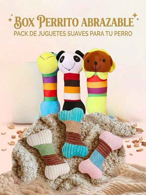 🧸🐶 BOX PERRITO ABRAZABLE ⭐