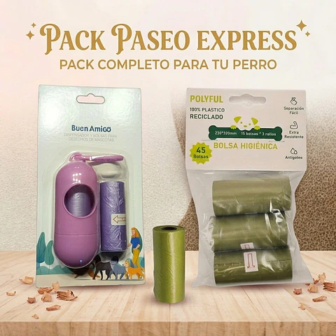🐶💩 PACK PASEO EXPRESS