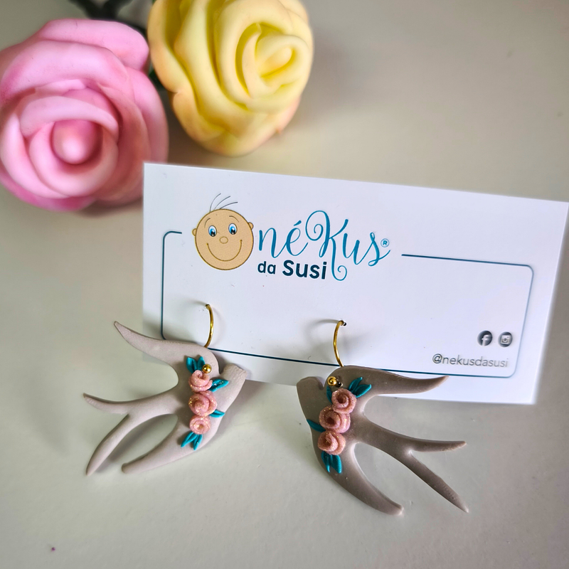 brincos ANDORINHA