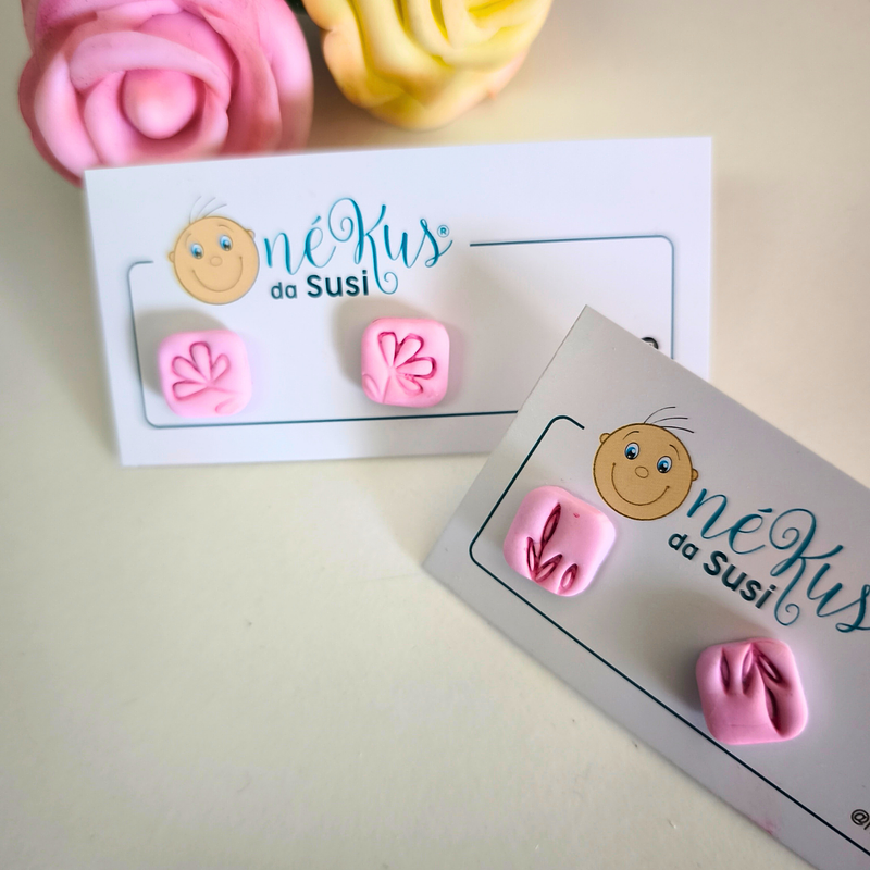 brincos PASTEL BLOOM