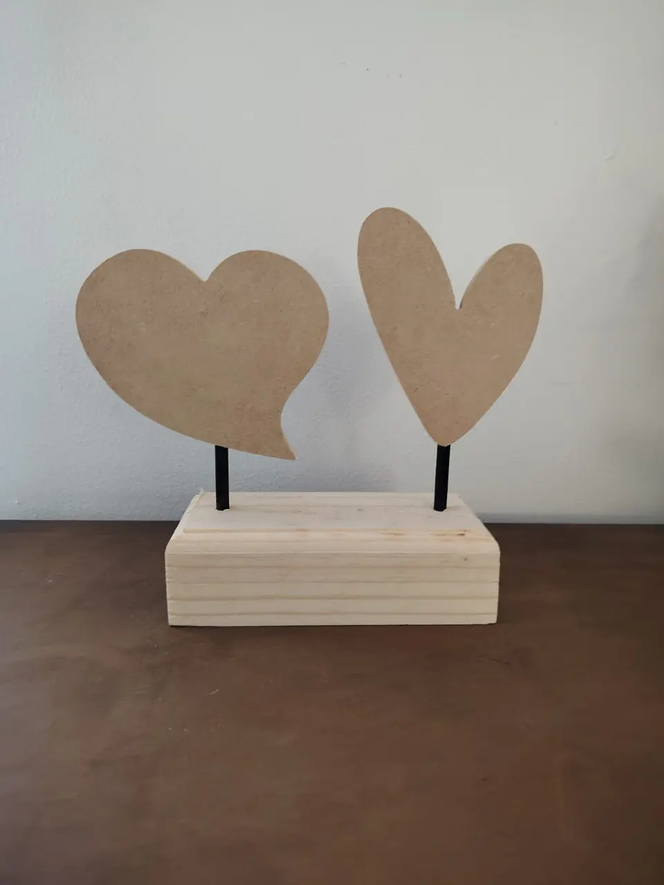 MINI PEDESTAL DOBLE CORAZON 2 1