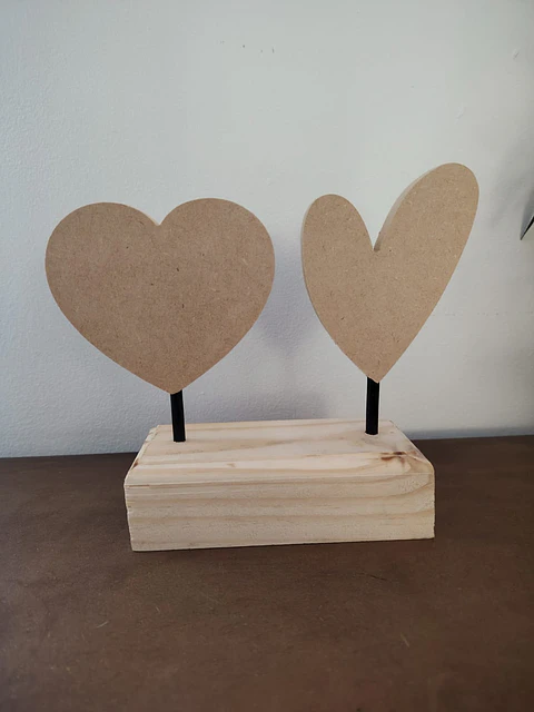 MINI PEDESTAL DOBLE CORAZON 3