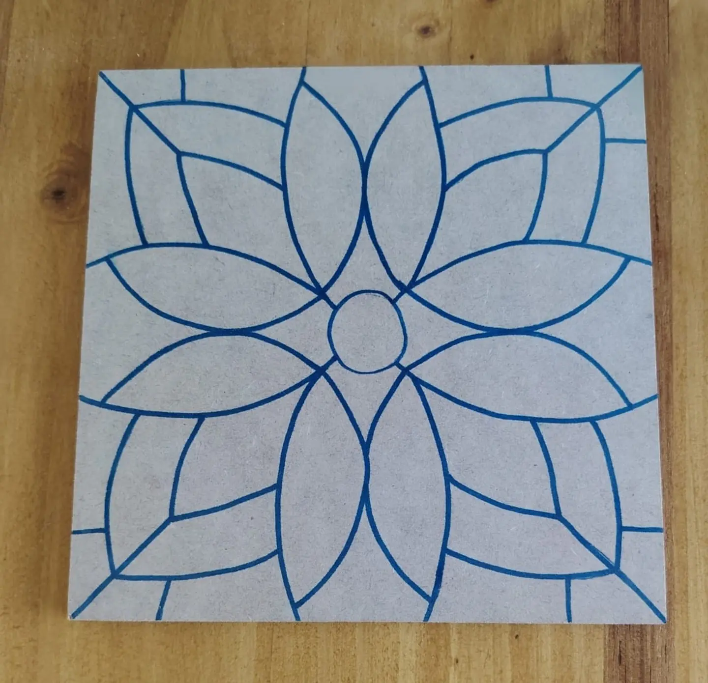MOLDE CUADRADO MANDALA 2 1
