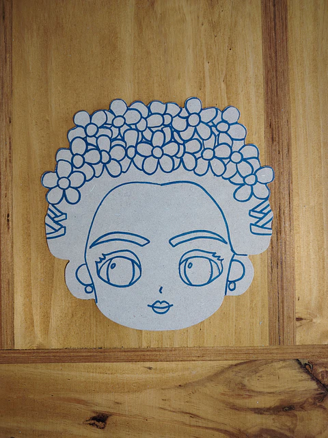 CABEZA FRIDA DE KAHLO
