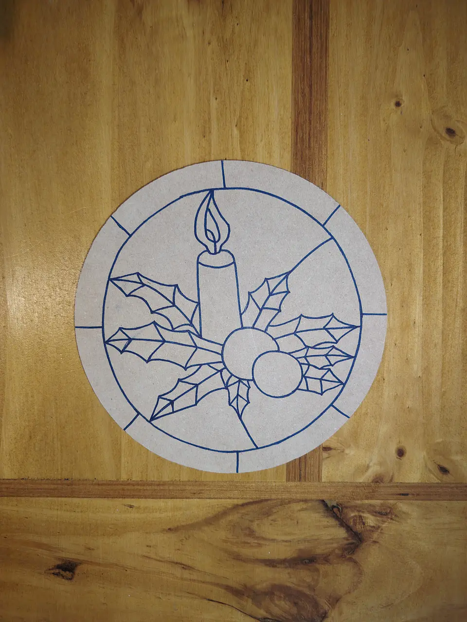 CIRCULO FIGURA VELA NAVIDAD 1