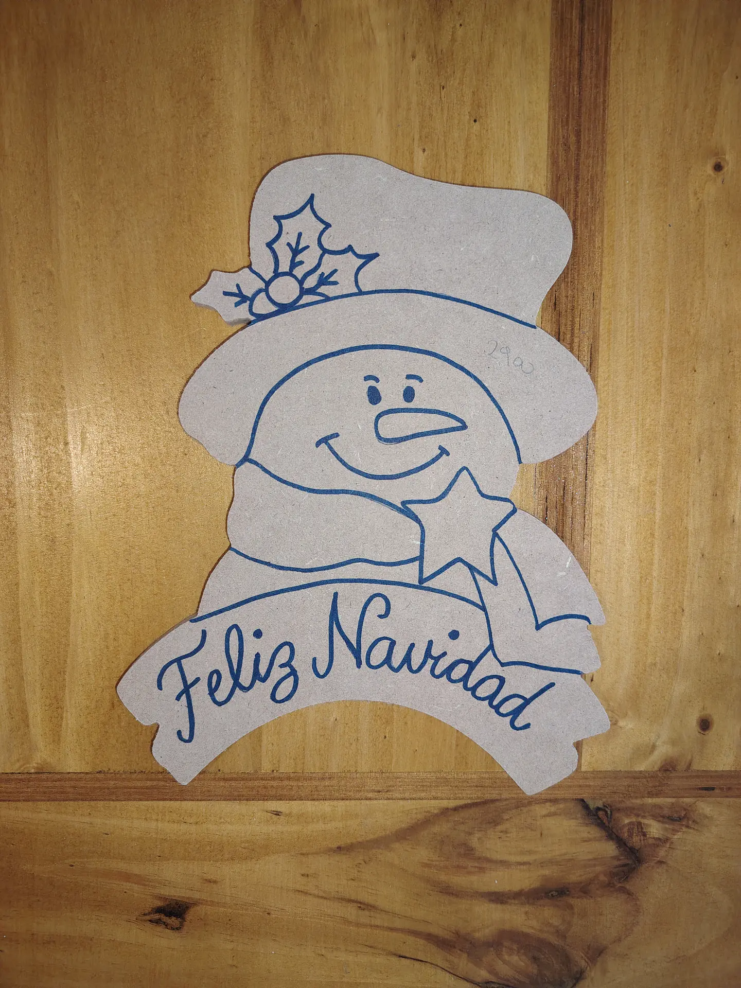 FELIZ NAVIDAD MONO DE NIEVE 1